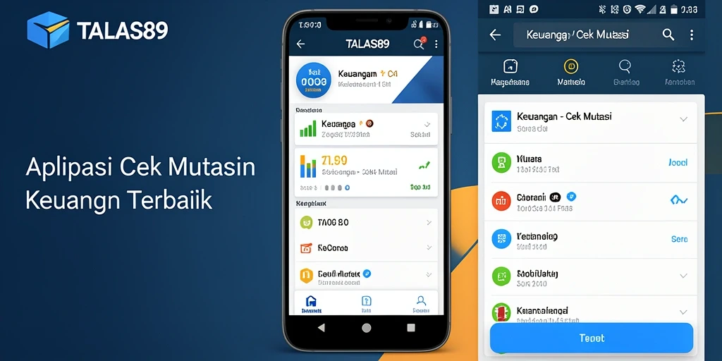 Tampilan antarmuka Cek Mutasi TALAS89 yang sederhana dan informatif.