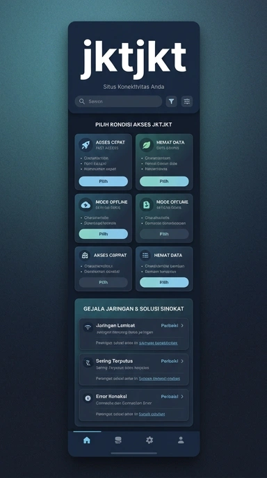 Tampilan link alternatif jktjkt